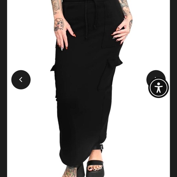 Foxblood | Cargo Maxi Skirt - Picture 5 of 11